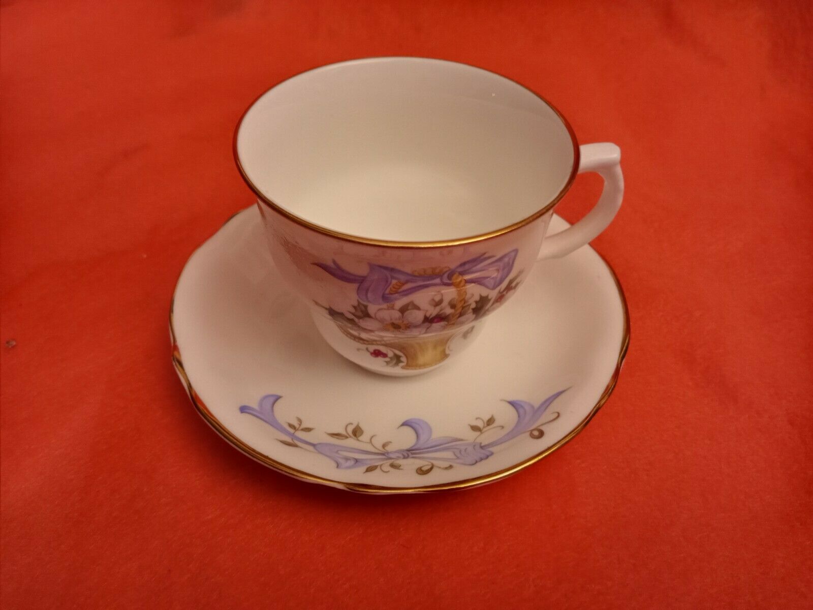 Arklow fine bone china tea cup and saucer made in Ireland