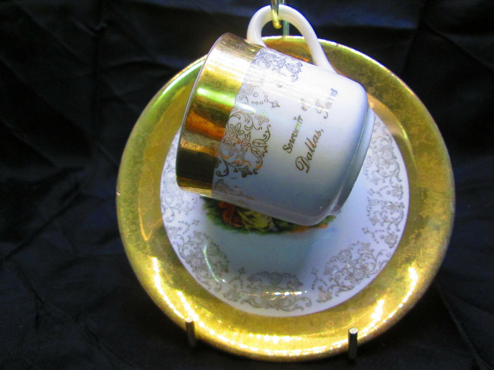 Demitasse Cup - Crest-o-Gold - Made in the U.S.A. - Warranted 22K Gold