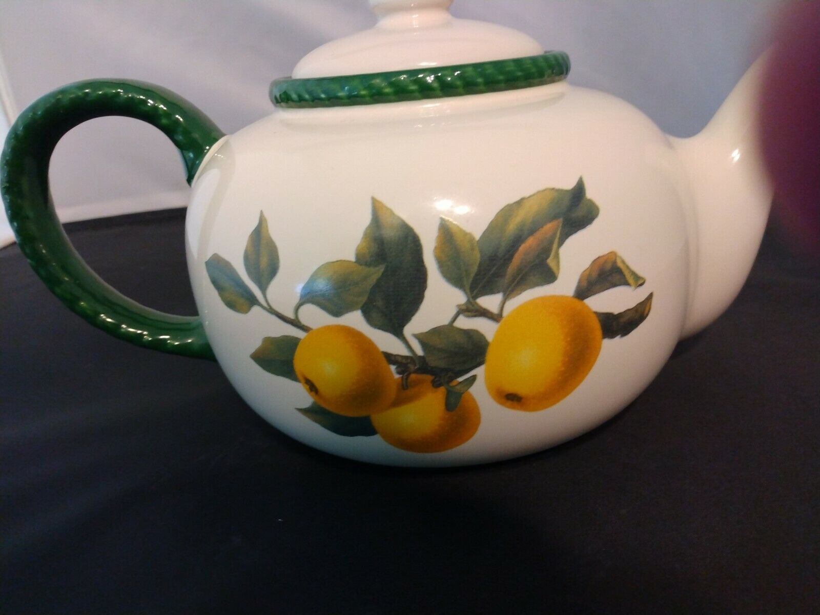 Hawthorne Manor Teapot With Cherries And Lemon Designs