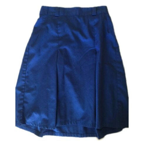 Girls Skirt Vintage A Line Royal Blue 22