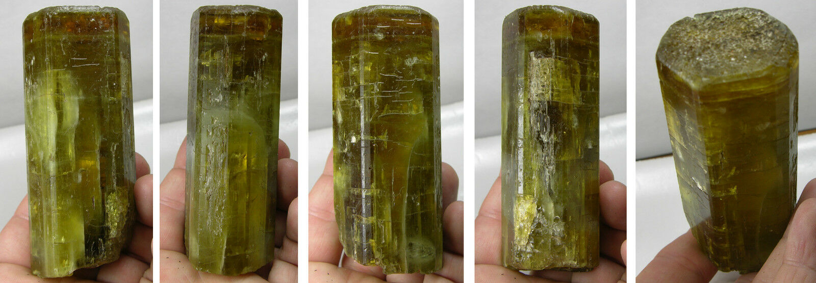 242g or 8 5/8 oz Afghanistan Natural Raw Beryl Heliodor Crystal Stick Specimen
