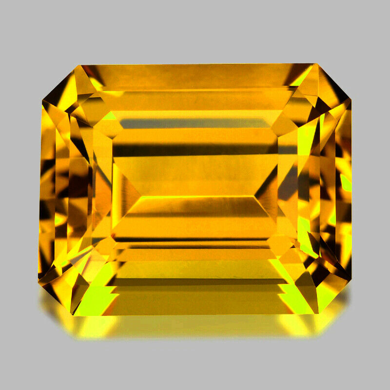 5.12cts Delightful Emerald Cut Rich Golden Yellow Beryl Heliodor Watch Video