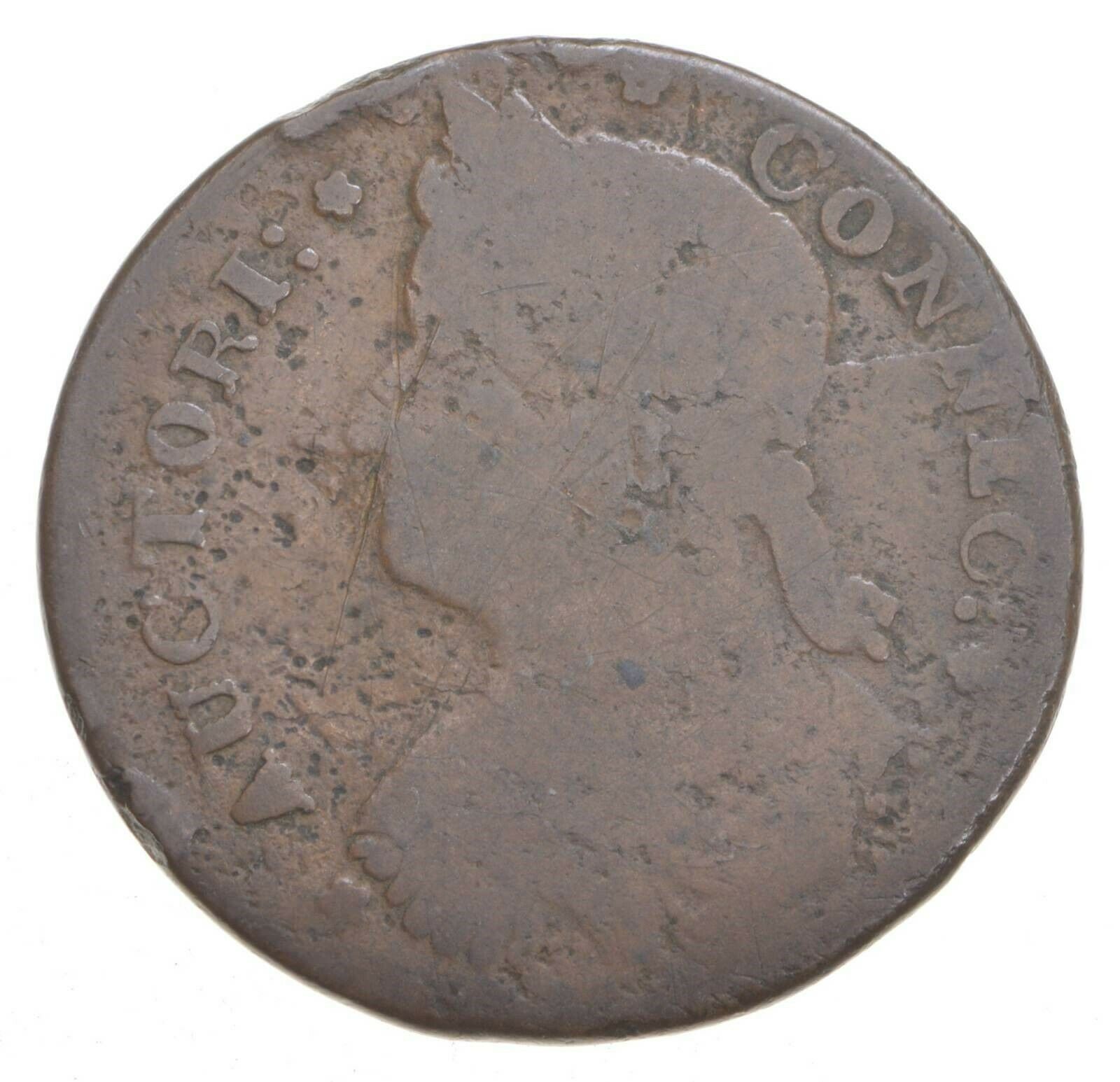 1787 Connecticut Dollar - Us Pre-federal - Snipe Nose *0290