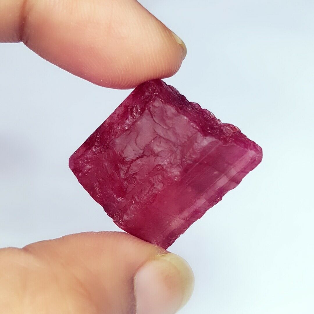 Loose Gemstone 38.57 Ct Natural Red Beryl (bixbite) Uncut Rough Certified Ebay