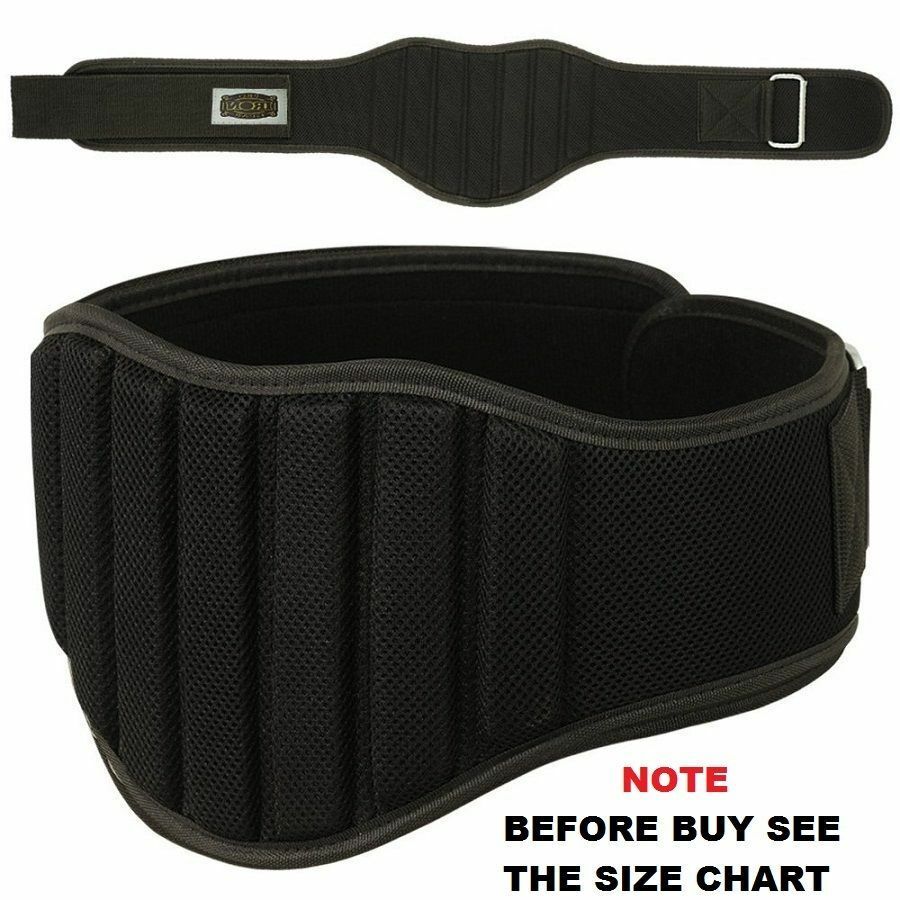 Weight Lifting Belt Gym Back Support Fitness Neoprene 8" Wide (8 Inch)