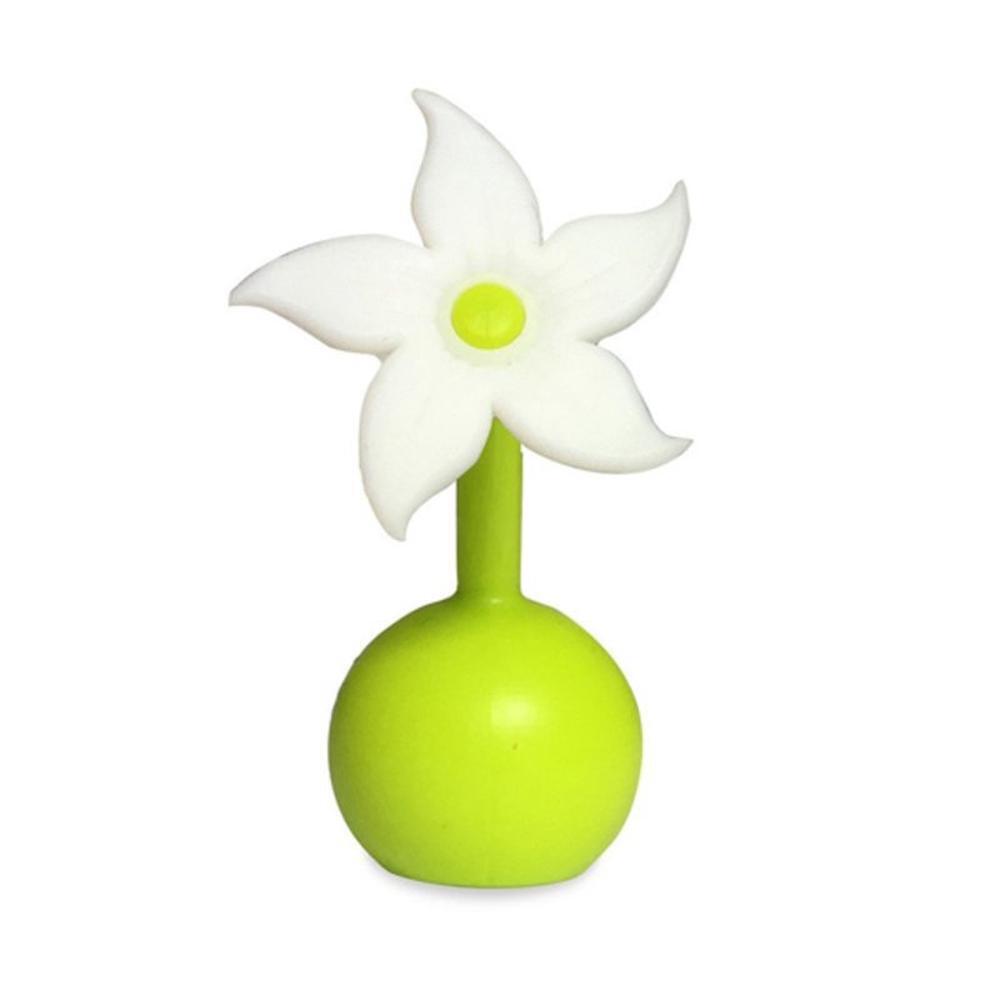 Haakaa Silicone Breast Pump Flower Stopper (White)
