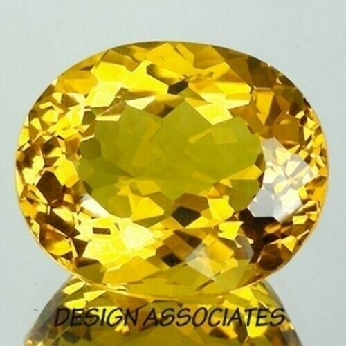 Golden Beryl 11.70 X 8.60 Mm Oval Cut Outstanding Color F-649
