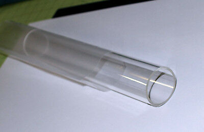 Clear Acrylic Plexiglass Lucite Tube 2 1/4” Od Diameter (2" Id) X 18” Inch Long