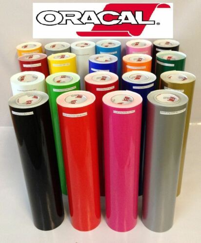 Oracal 651 Craft Vinyl Choose 5 Colors 5 Rolls 12 X 2 Ft Rolls Vinyl For Cricut