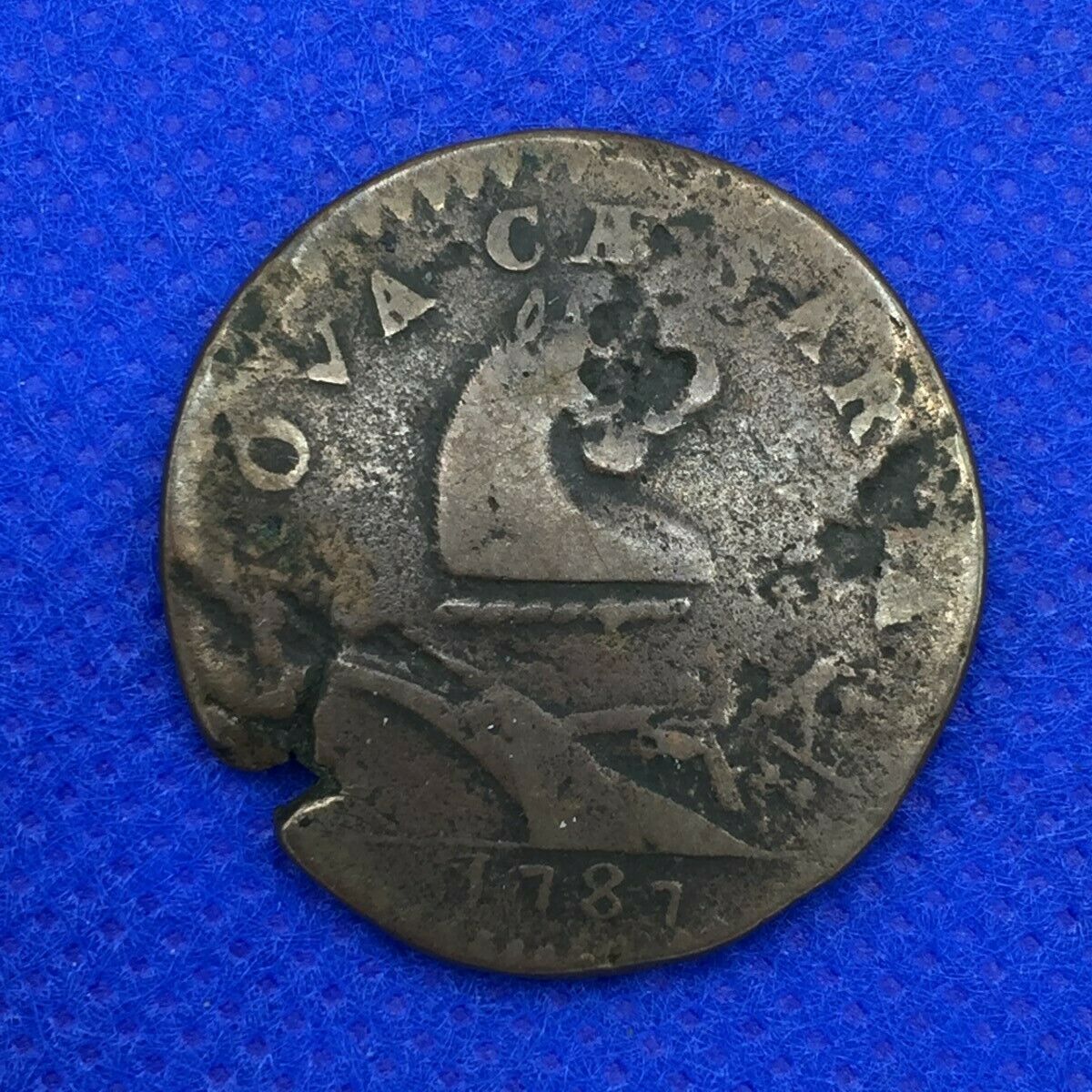 1787 New Jersey Large Copper Cent (eb1004112)
