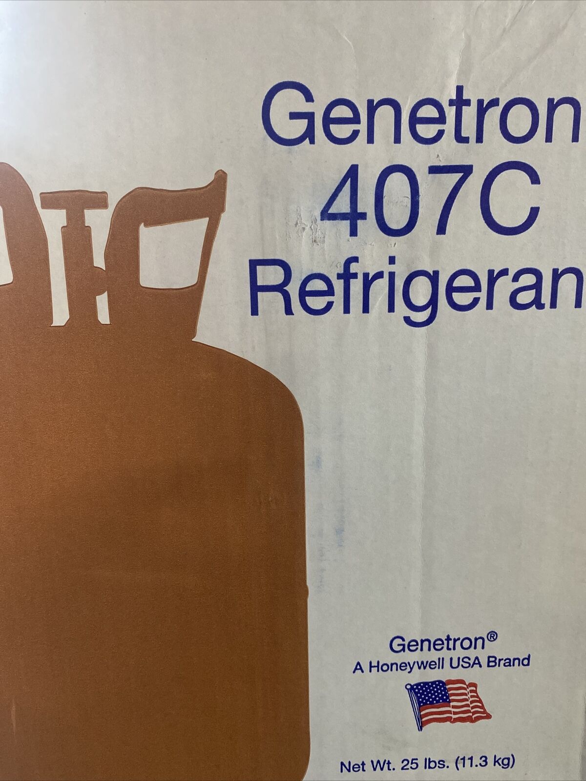 R407c Refrigerant 25lb Cylinder R-407c New Usa Factory Sealed - R22 Replacement