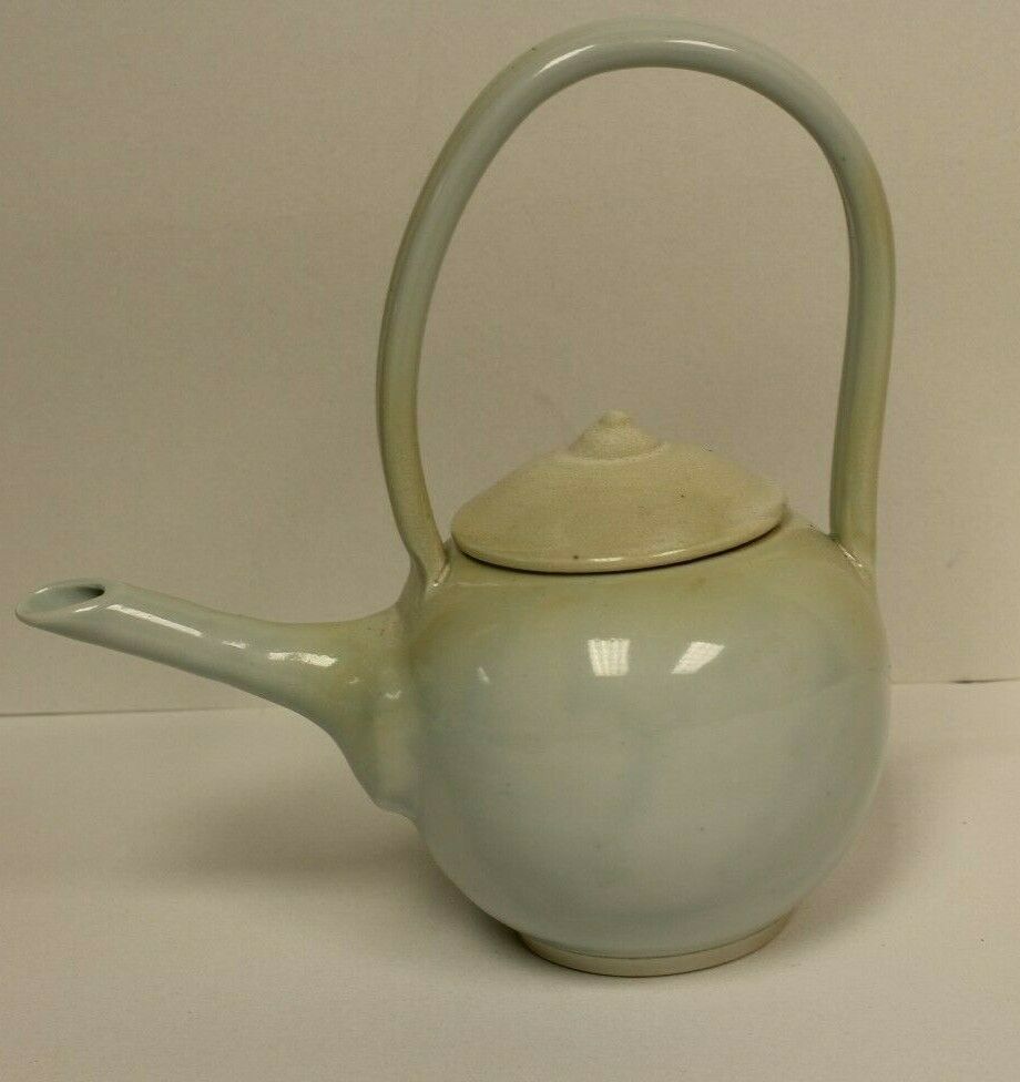 Vintage Unique Teapot Coffee Pottery Tea Pot with Lid Lee 3-2