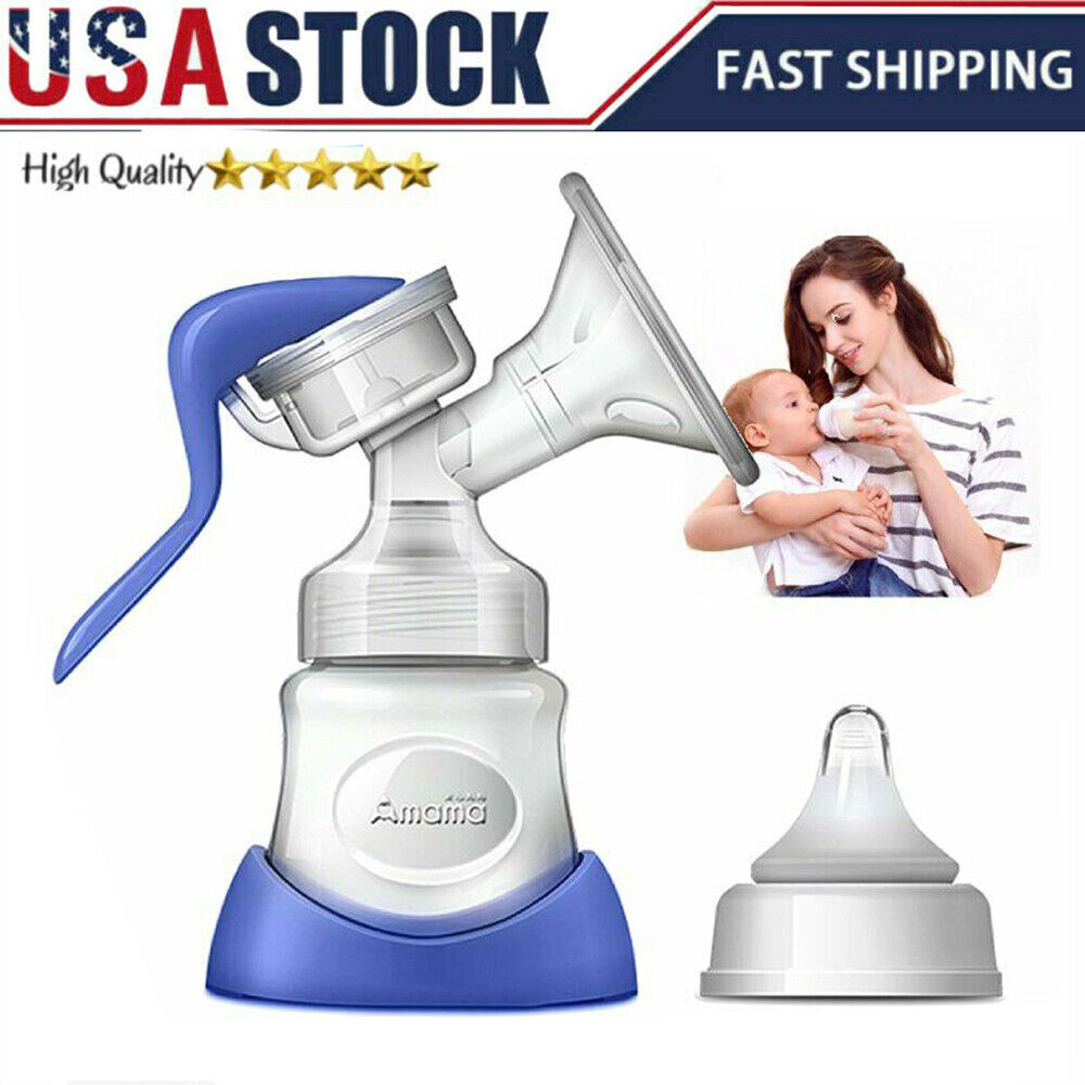 Manual Breast Pump Breast Feeding Baby Nipple Suction Milk Bottle Sucking Clean#