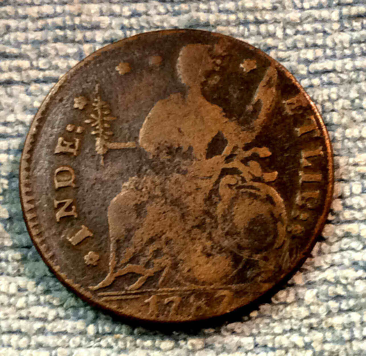 1787 Connecticut Copper AUCTORI Scarce Sharp