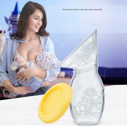 Silicone Breast Pump Manual Hands Free Breastfeeding Breastpump FM