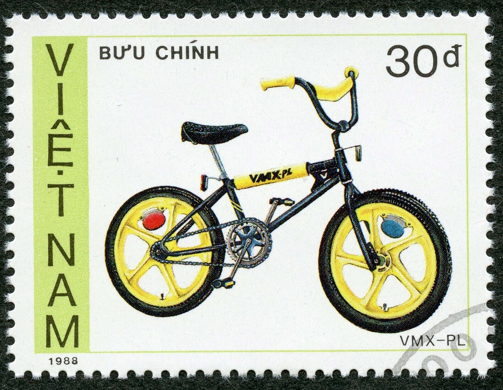 Bicycles: Cycling, Vmx-pl Bicycle, 1989 Vietnam, Scott #1961