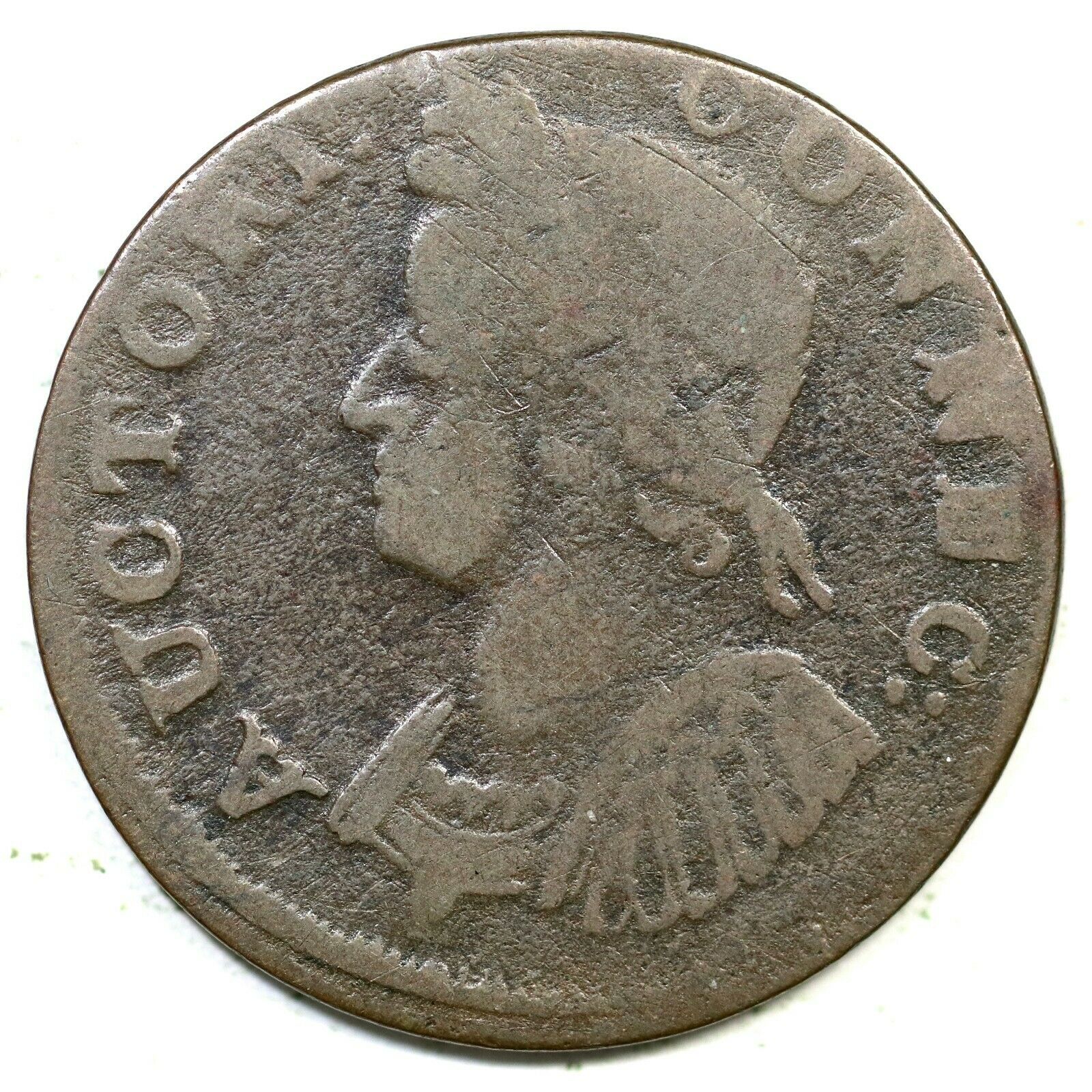 1786 5.9-b.1 R-4 Connecticut Colonial Copper Coin